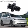 91505TM8003 Bumper Clips Suitable for 10mm Holes Weatherproof Plastic Fasteners Easy Snap Mechanism for Automotive