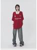 V-neck Oversized Hip-Hop Retro Embroidered Jersey T-shirt - Unisex Short Sleeve