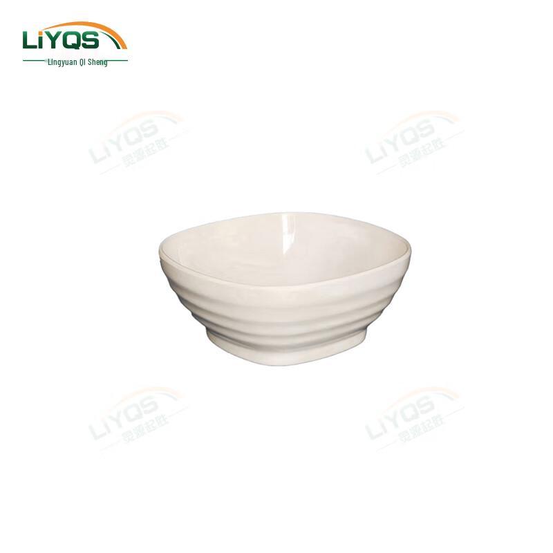Lingyuan Qisheng White Melamine Bowls
