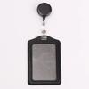 Women Men Student Retractable Badge Reel ID Card Holder Cover Case Nurse Badge Lanyards Fashion PU Leather Card Holders Set