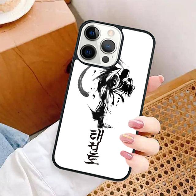 Kungfu Taekwondo Phone Case for iPhone 16 15 SE2020 6 7 8 Plus for Apple 13 11 12 14 Mini Pro Max Cover Coque Shell