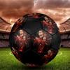 Cristiano Ronaldo Size5 Soccer Ball, Colorful, Suitable for All Ages, Machine-stitched, PVC Material, Competition Grade,durable and High Bounce