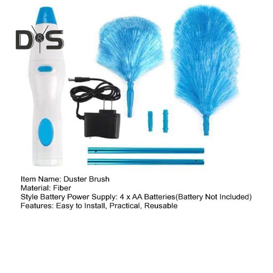 360-Degree Rotating Electric Duster Brush Battery Powered Quick Cleaning Super Absorbent Washable Dust Collector Wireless Cleaning Brush