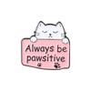 Cat Chic And Dog Round Brooches Distinctive Alloy Pins For Fashionforward Individuals
