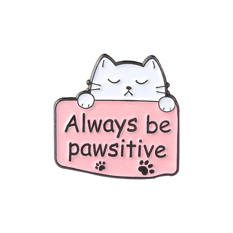 Cat Chic And Dog Round Brooches Distinctive Alloy Pins For Fashionforward Individuals