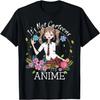 It's Not Cartoons It's Anime Girl Manga Lover Anime Merch T-Shirt