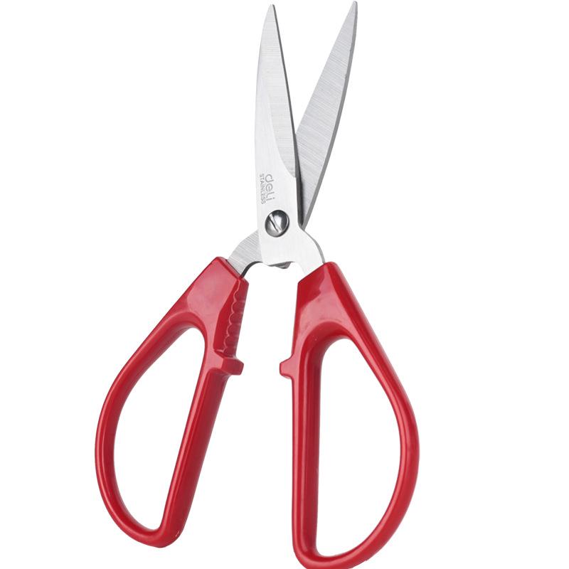 Deli 6036 Stainless Steel Large Pointed Scissors for Home, Office, Sewing, and Kitchen