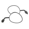 2Pc Rearview Mirror Reflector Reversing Mirror Universal Replacement for Motorcycle E-bike Scooter 360 Degree Adjustable