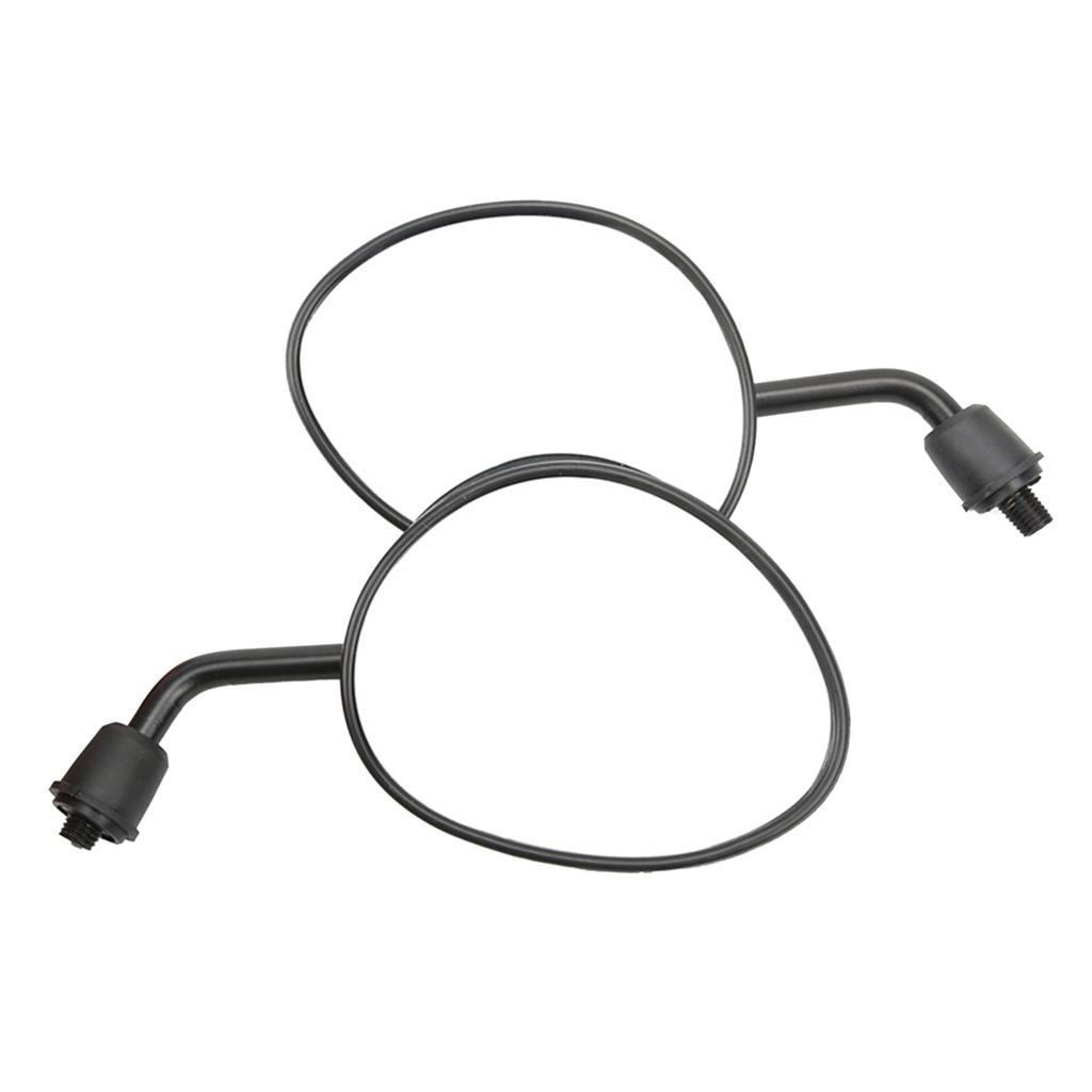 2Pc Rearview Mirror Reflector Reversing Mirror Universal Replacement for Motorcycle E-bike Scooter 360 Degree Adjustable