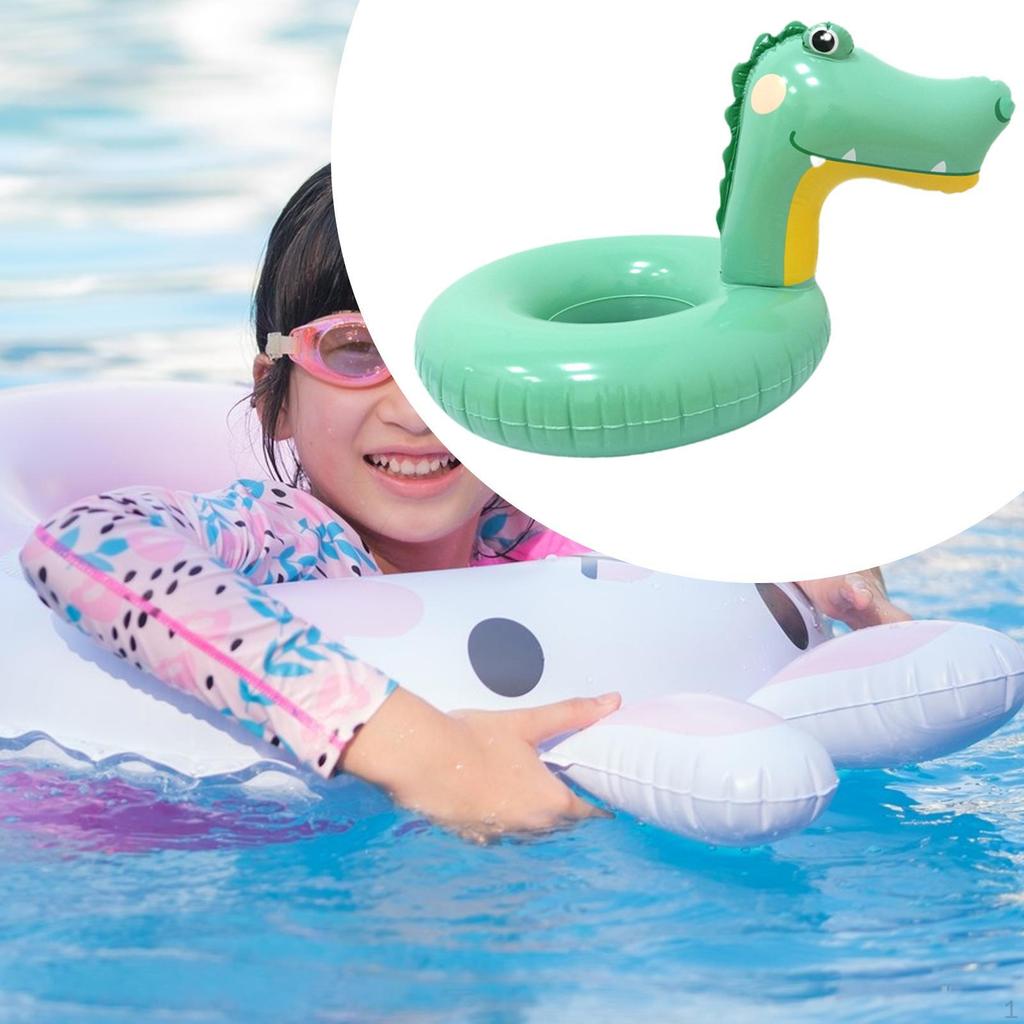 Inflatable Swimming Ring for Kids Cute Water Toy Beach Lake Sports