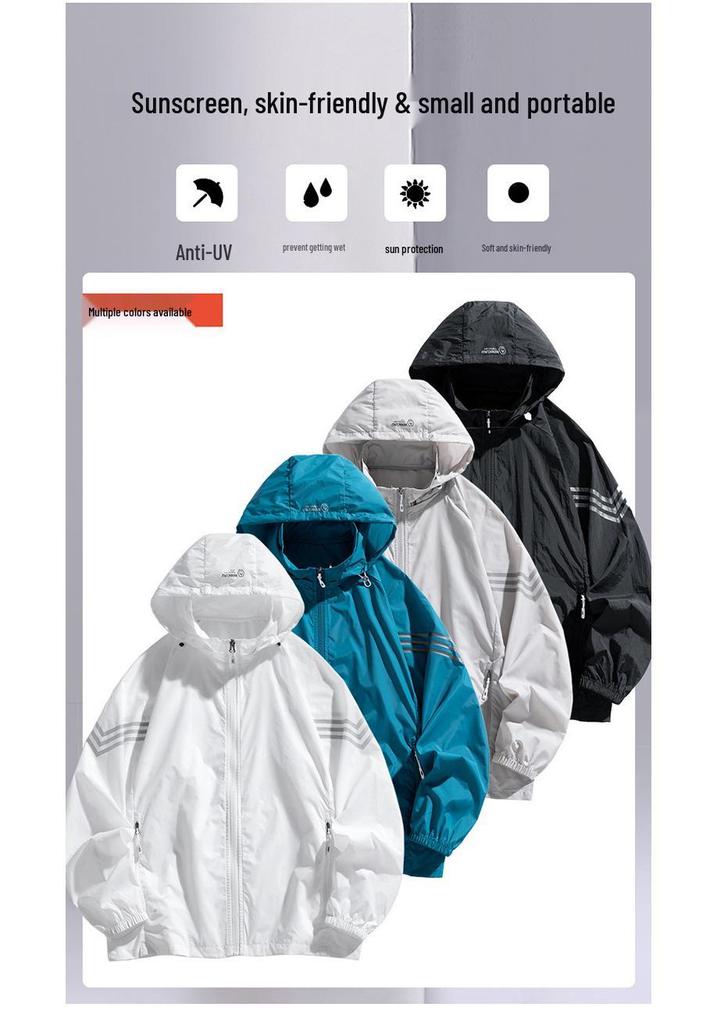 Women's & Men's UPF50+ Ice Silk Sun Protection Jacket: Summer Outdoor Anti-UV Skin Clothing