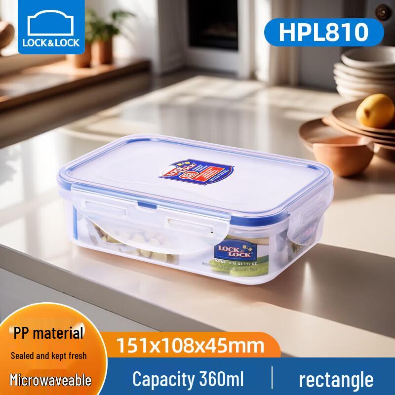 LOCK&LOCK Plastic Microwaveable Lunch Box