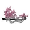 Rhinestone Masquerade Mask Breathable Butterfly Masquerade Mask Lace Half Face Mask Gradient For Theme Party Cosplay Wedding