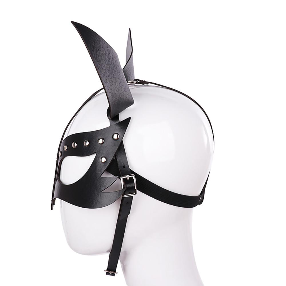 Punk Leather Fox Rabbit Cat Mask Collection Dance Party Halloween Carnival Animal Masquerade Costume Accessories Props