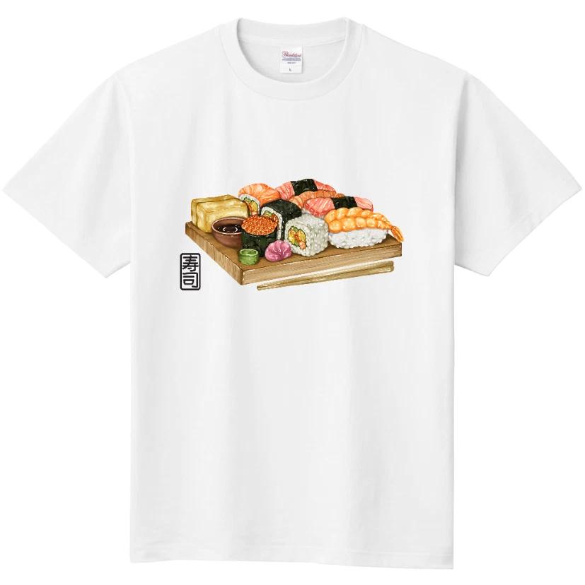 

Japanese Sushi Platter Graphic T-Shirt – Foodie Style Unisex Tee L