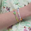 Kitsch Motives Charm Beads Knot Bracelet Kitsch Smile Teddy Bear Charm Beads Thread Bracelet Knot Bracelet