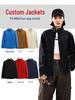Autumn & Winter Stand Collar Velvet Windbreaker: Custom Team Outdoor Activities & Cultural Advertising Jacket.