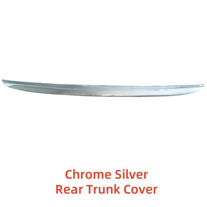 For COROLLA 2011 E140 Chrome Rear Trunk Cover Trim Tail Gate Cargo Door Handle Garnish Molding Styling Car Modification Chrome