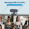 USB HD Webcam for Desktop and Laptop - Ideal for Online Courses and Live Streaming