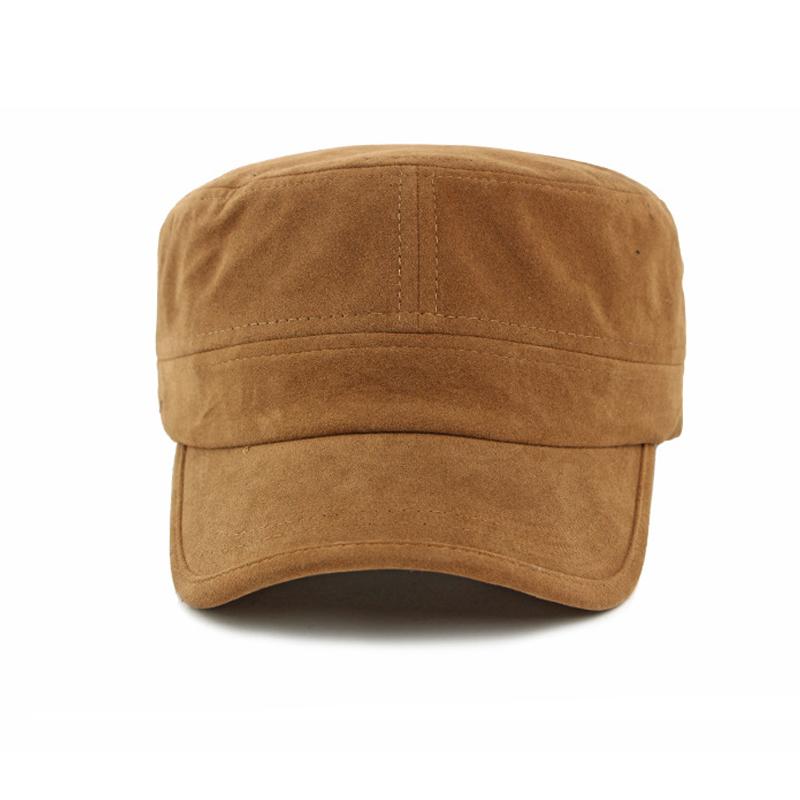 Autumn Winter Hat Men Flat Top Hat Large Size Cap