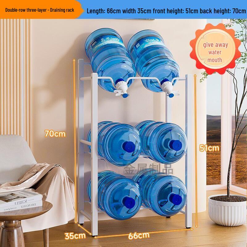 Heavy-Duty Bottled Water Storage Rack