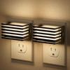 Lumină de noapte LED JandCase, [Pachet de 2] Lumini de noapte se introduc în priză de la apus până la răsărit