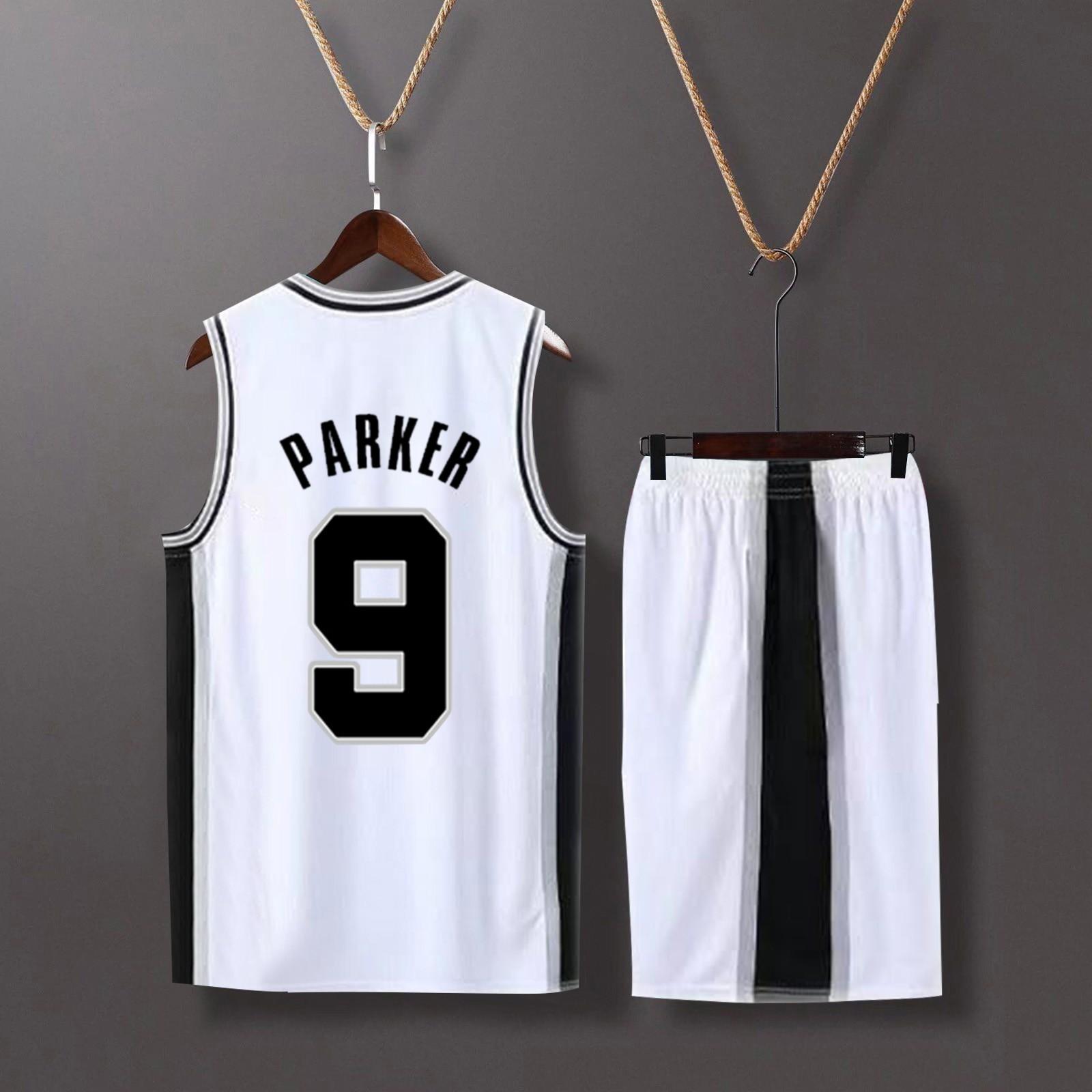 

Баскетбольний одяг Чоловічий баскетбольний костюм Класичні топи + штани Баскетбольні майки Комплект костюмів XXXXL білий