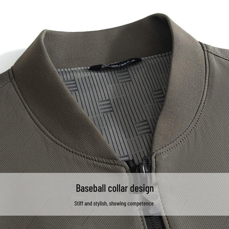 Hodo Men's Jacquard Baseball Collar Casual Jacket