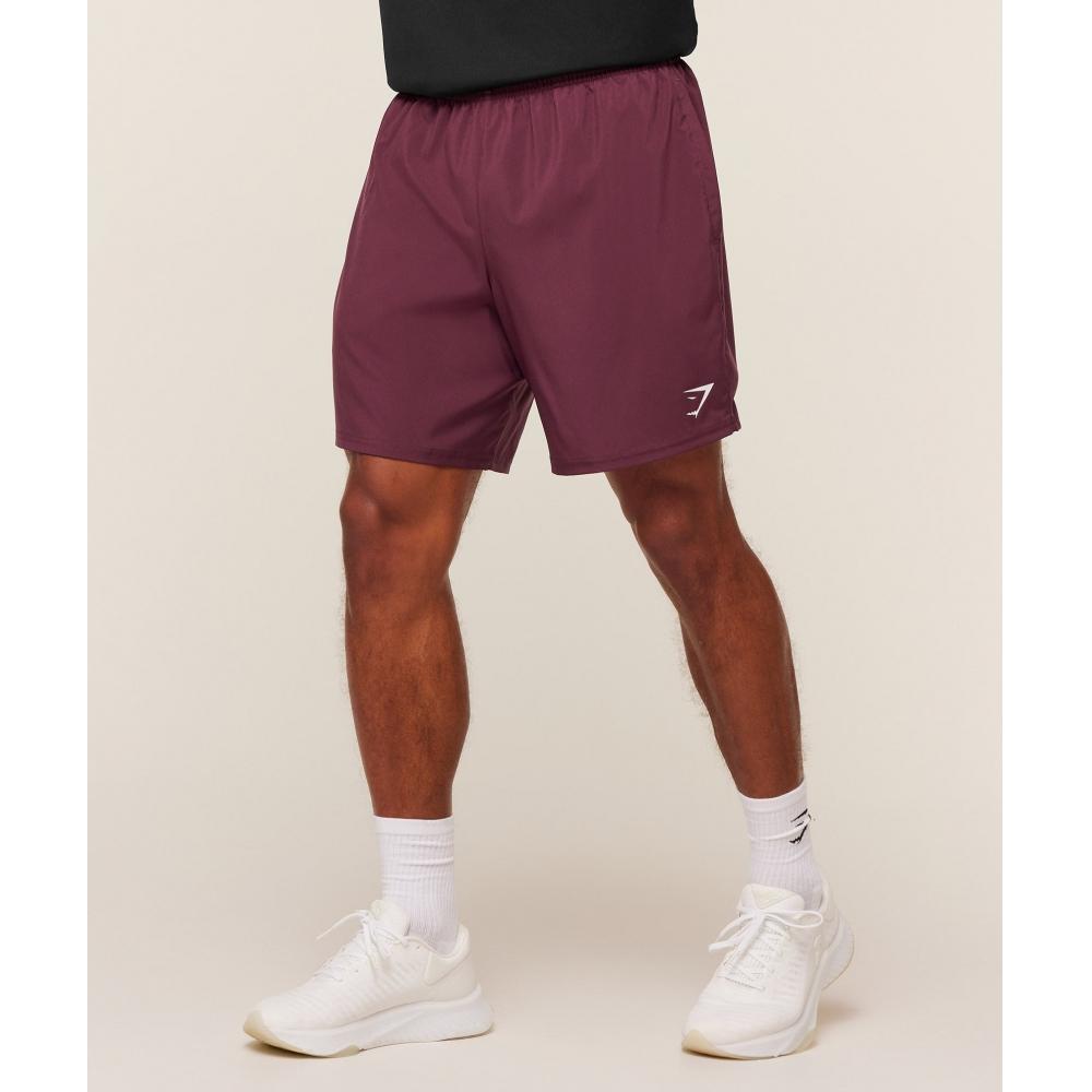 Gymshark Sosire 7 Pantaloni scurți Gs Impact Vișiniu A2a1l Rcf3