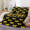 1PC Custom Name Wu-Tang Clan Patterned Flannel Blanket Suitable For All Seasons for Home Decor Warmth and Comfort Gifts Holiday Present -HE228