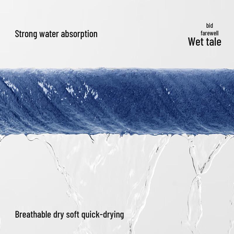 Muji-Style Antibacterial Coral Fleece Bath Towel