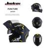 Jiekai Men's DOT Standard Flip-up Electric Motorcycle Helmet with Double Visor, All-Season Safety Gear
