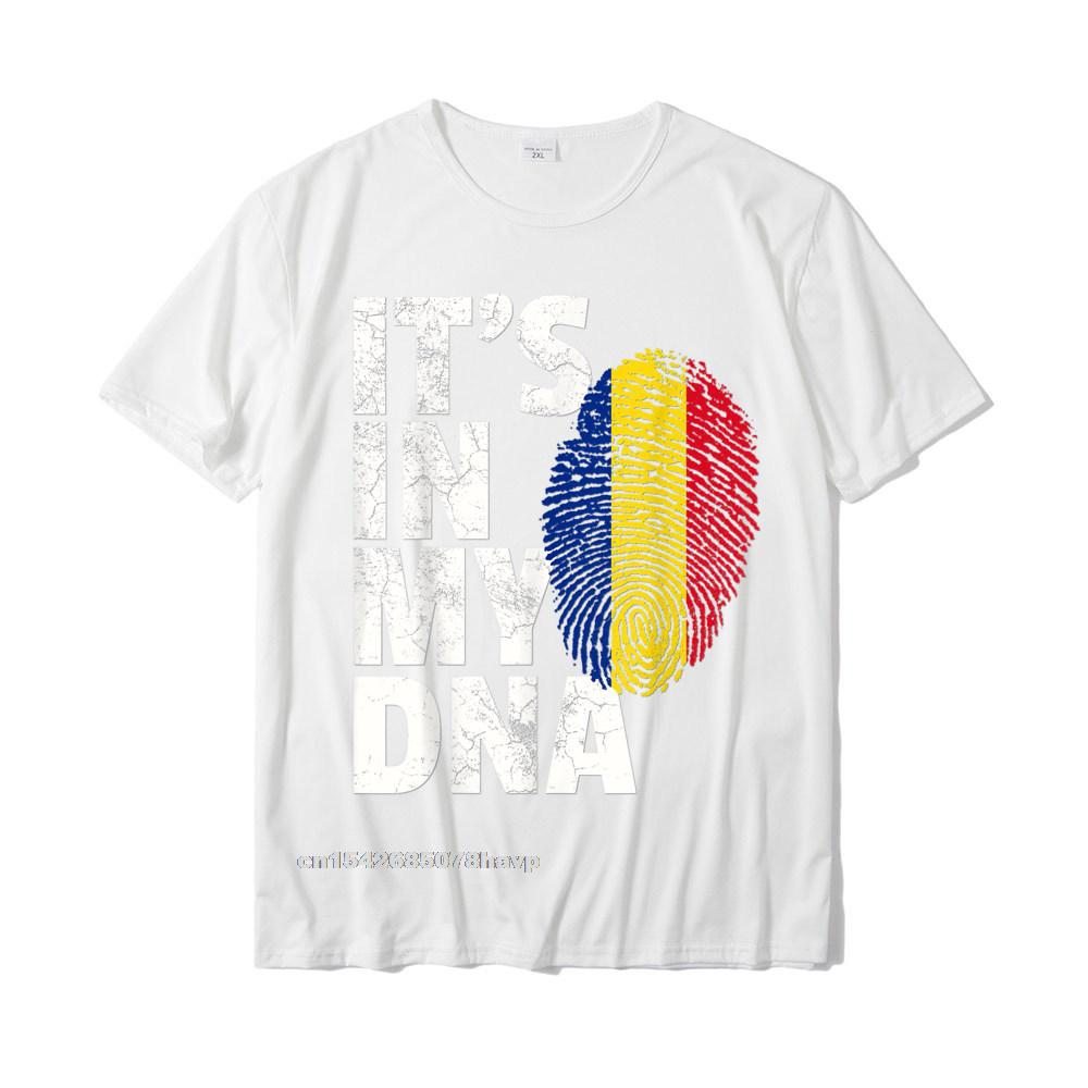 ITS IN MY DNA RoUnisexian RoUnisexia Flag TShirt Unisex Unisex Gift Casual Tshirts Rife Cotton Unisex Tops Shirt Family