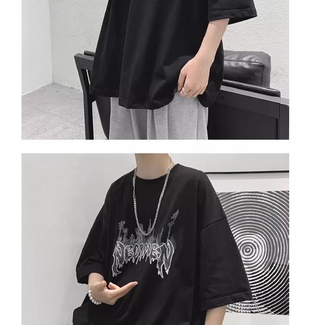 Tricou nou cu mâneci scurte pentru bărbați în timpul verii, tendință în stil coreean, top simplu cu jumătate de mânecă, tricou lejer casual de marcă în stil Hong Kong