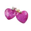 Jade & Pink Quartz Heart-Shaped Pendant Necklace