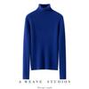 Women's High Neck 100% Pure Cashmere Sweater - Thickened, Slimming, Warm Knit Base Layer