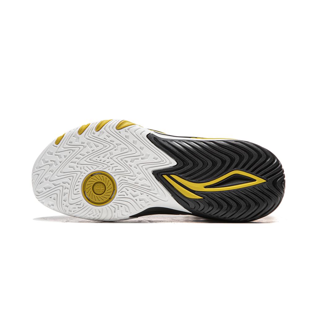 Li Ning Cushioning Abrasion Resistant Low top Basketball Shoes Men's Standard White ABFW011-2