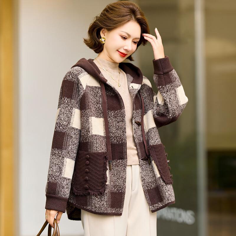 

Women s Mid-Autumn Windproof Hooded Jacket L