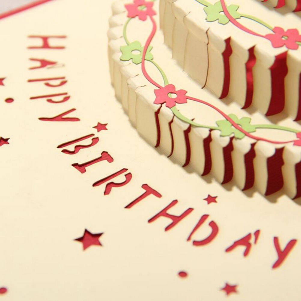Buy 3d Attractive And Durable Pop Up Greeting Card Handmade Happy Birthday Easter Valentines Day At Affordable Prices Free Shipping Real Reviews With Photos Joom