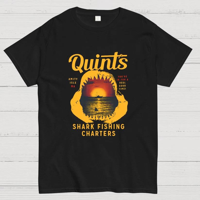 Quint's Shark Fishing Charters Unisex T-Shirt Size S-4XL