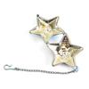 Star Shaped Tea Mesh Infuser,Stainless Steel Tea Infuser Teapot Tray Spice Tea Strainer Herbal Filter Teaware Accessories