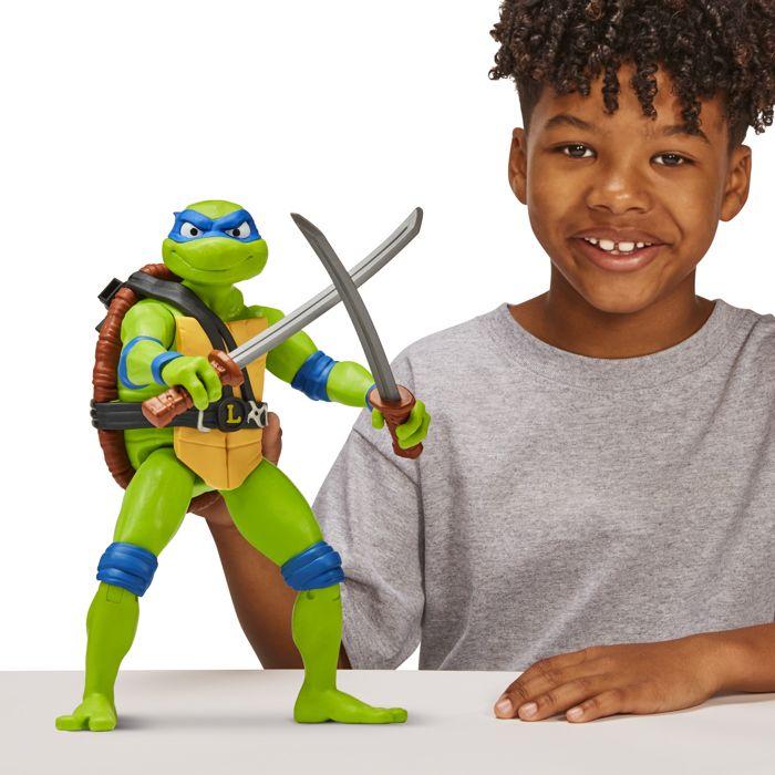 Figurine avec véhicule - tortues ninja - tu8032 - 12 cm - fonction attaque - pour enfants dès 4 ans