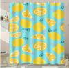 Summer Drinks Washable Dirt-Resistant Shower Curtain Shower Head Waterproof Polyester Bath Curtain For Home Decor Accessories