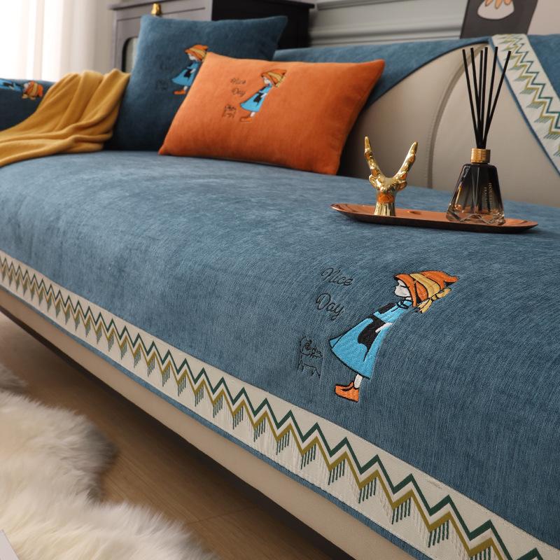 Huse de perne pentru scaune de canapea jacquard pentru perne de sufragerie colț pentru șezlong Mobilier în formă de L husă de canapea