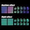 Car Luminous Button Stickers Window Lifter Switch Decals Night Glowing Interior Sticker for Toyota Camry Hyundai Kia Decals