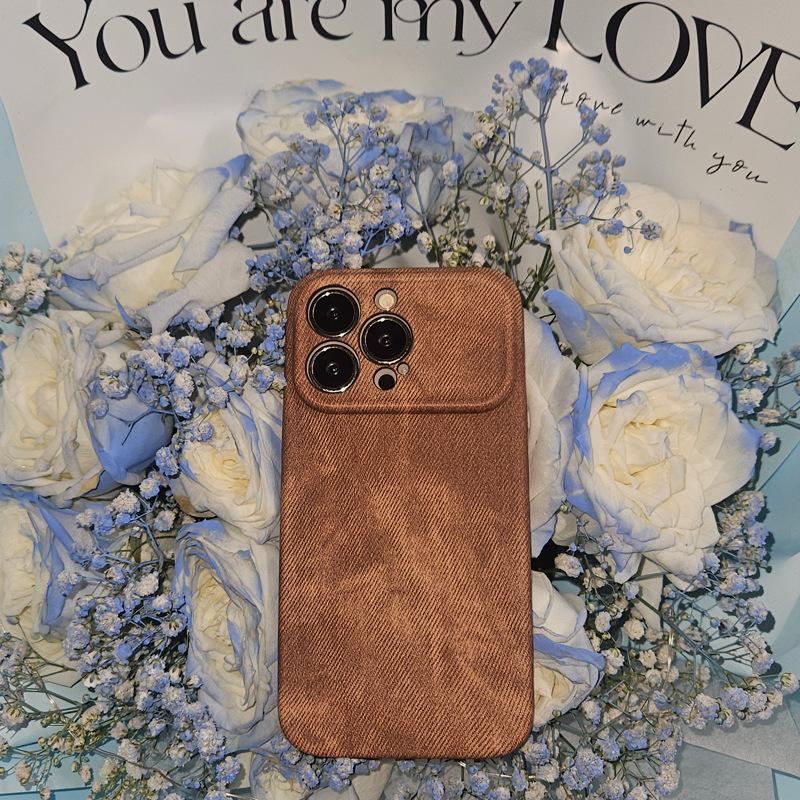 The Texture Is Suitable for The IPhone 15promax Phone Case, IPhone14 Half-wrapped 13/12 Fashionable Shell