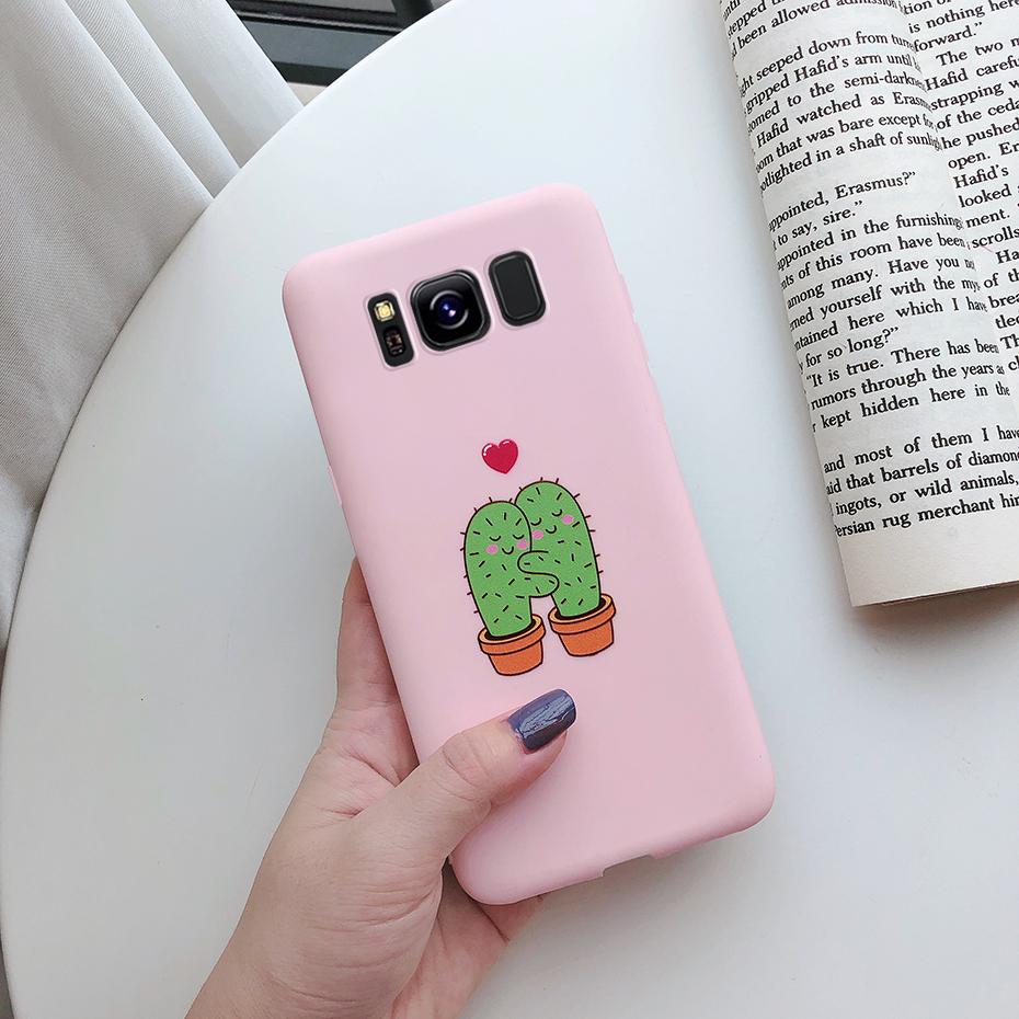 

For Samsung Galaxy S8 S8 Plus S8+ Samsung S 8 S8plus Case Cover Silicone Cute Soft Matte Back Phone Protector Cover Funda Cases Galaxy S8 Plus