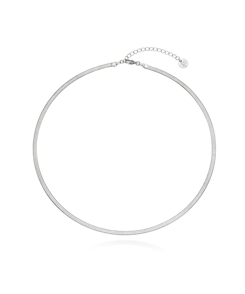 Process Snake Chain Necklace - White