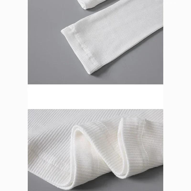 Herbst Bodenbildung Gestricktes T-shirt Frau Langarm Solide Frauen T-shirt Slim Fit Hälfte Rollkragen T-shirts Beiläufige Dünne Tees 29839