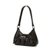 New shoulder tote bag retro commuting temperament style bag underarm locomotive bag female